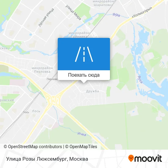 Карта Улица Розы Люксембург
