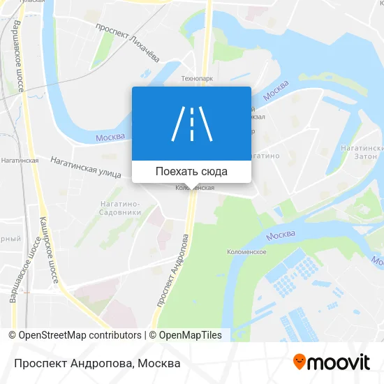Карта Проспект Андропова