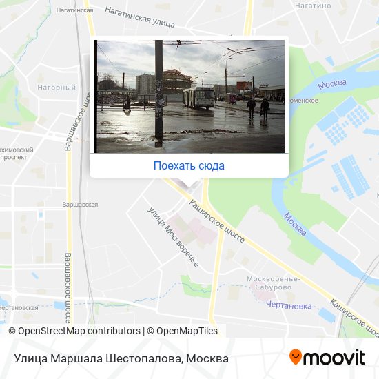Карта Улица Маршала Шестопалова