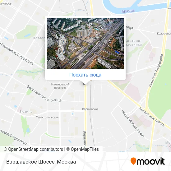 Карта Варшавское Шоссе
