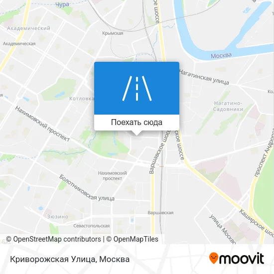 Карта Криворожская Улица