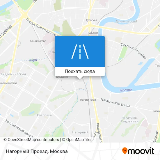 Карта Нагорный Проезд