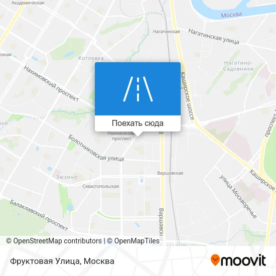 Карта Фруктовая Улица
