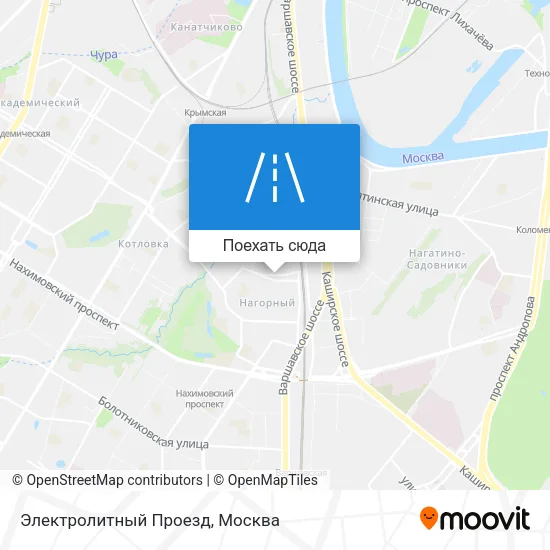 Карта Электролитный Проезд