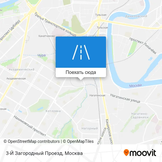 Карта 3-Й Загородный Проезд