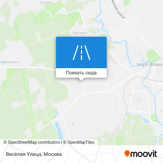 Карта Весёлая Улица