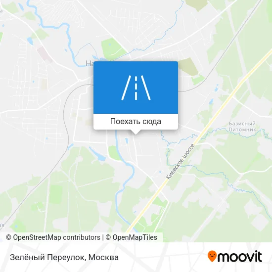 Карта Зелёный Переулок