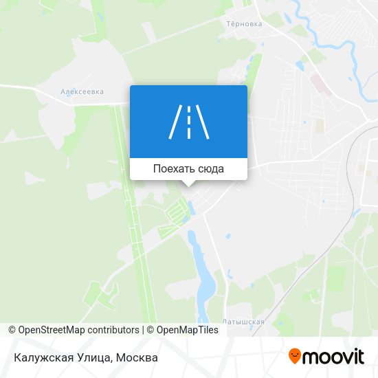 Карта Калужская Улица