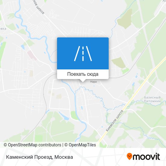 Карта Каменский Проезд