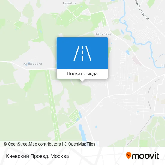 Карта Киевский Проезд