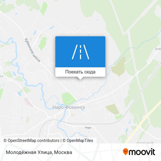 Карта Молодёжная Улица
