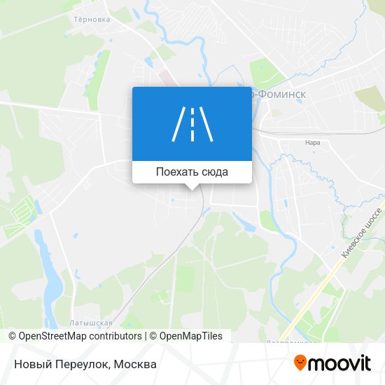 Карта Новый Переулок