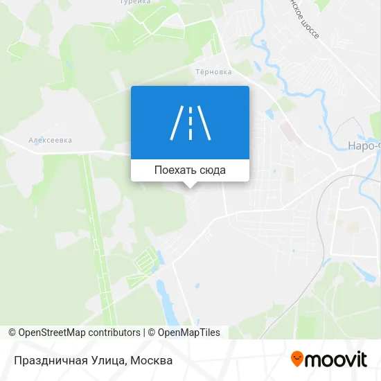 Карта Праздничная Улица
