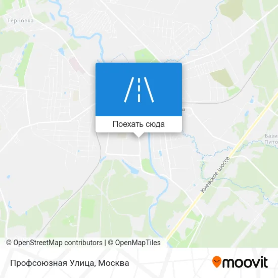 Карта Профсоюзная Улица