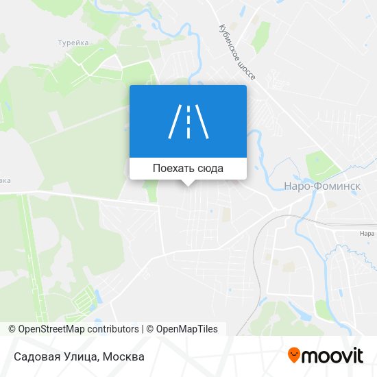 Карта Садовая Улица