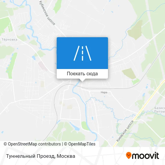 Карта Туннельный Проезд