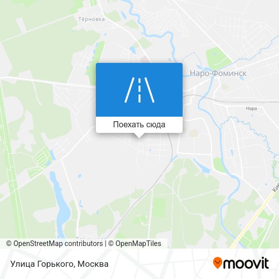 Карта Улица Горького