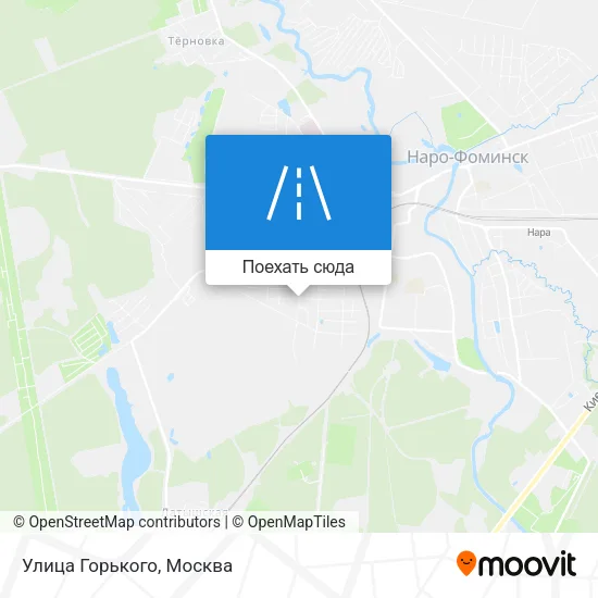 Карта Улица Горького