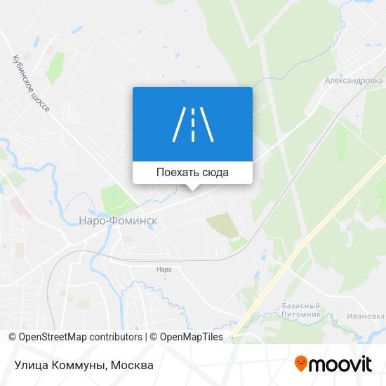 Карта Улица Коммуны