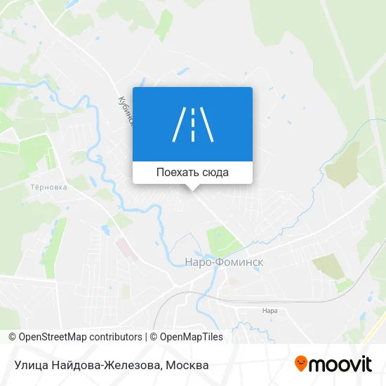 Карта Улица Найдова-Железова