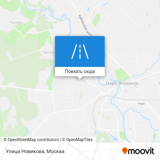 Карта Улица Новикова