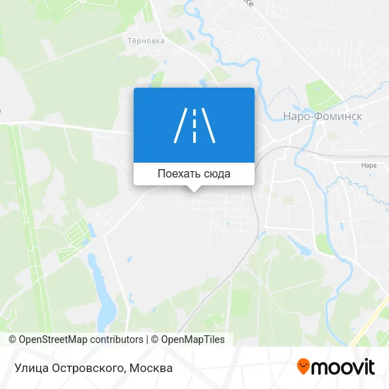 Карта Улица Островского