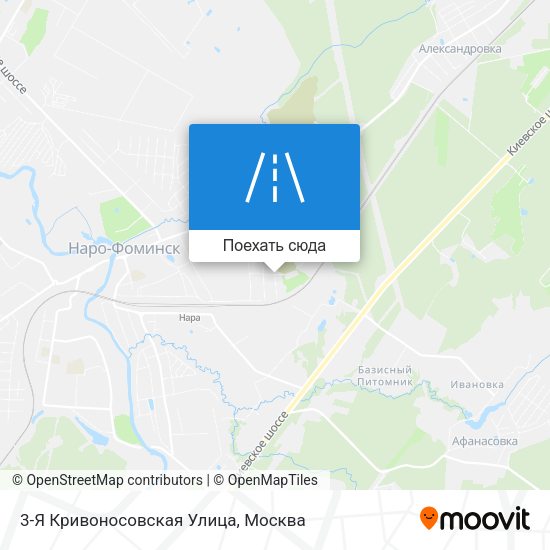 Карта 3-Я Кривоносовская Улица