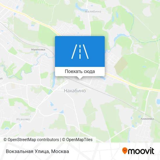 Карта Вокзальная Улица