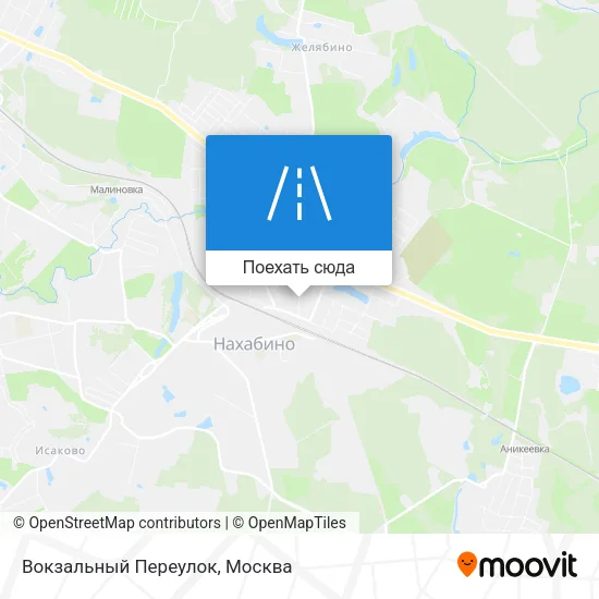 Карта Вокзальный Переулок