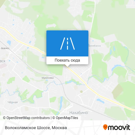 Карта Волоколамское Шоссе