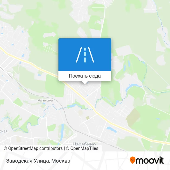 Карта Заводская Улица