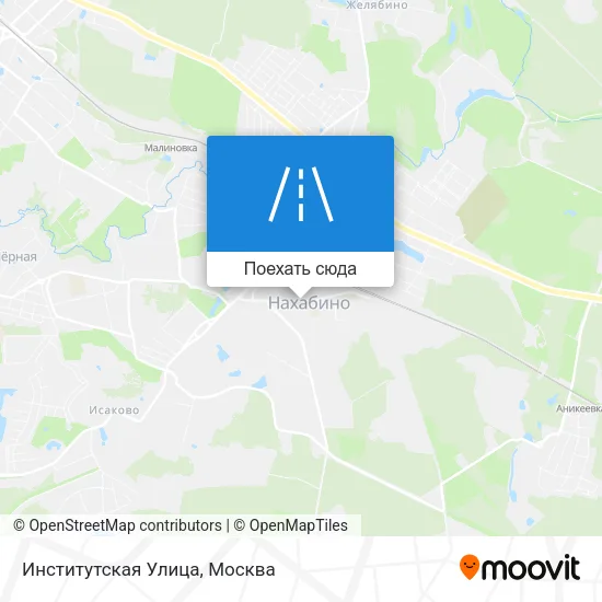 Карта Институтская Улица