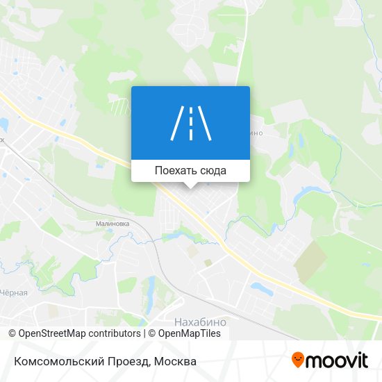 Карта Комсомольский Проезд