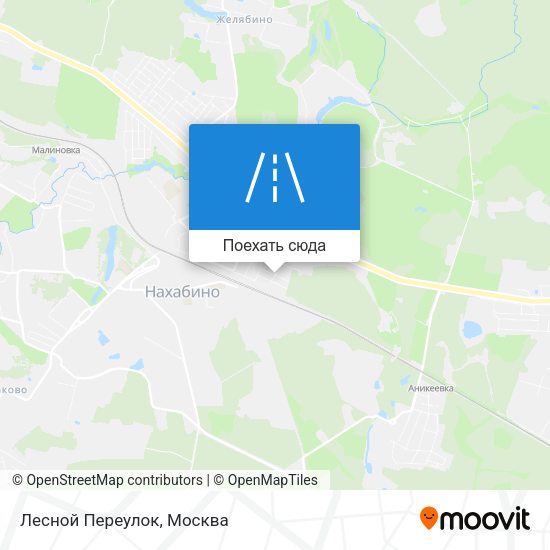 Карта Лесной Переулок
