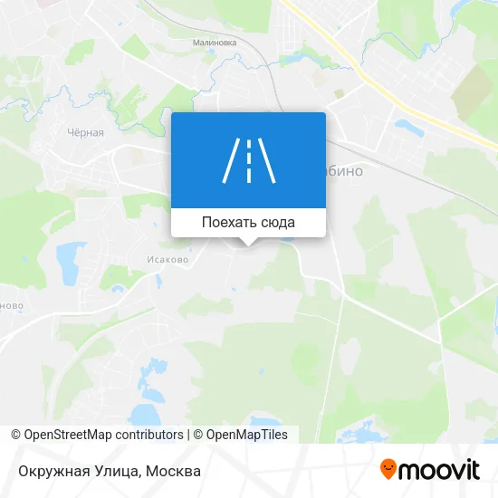 Карта Окружная Улица