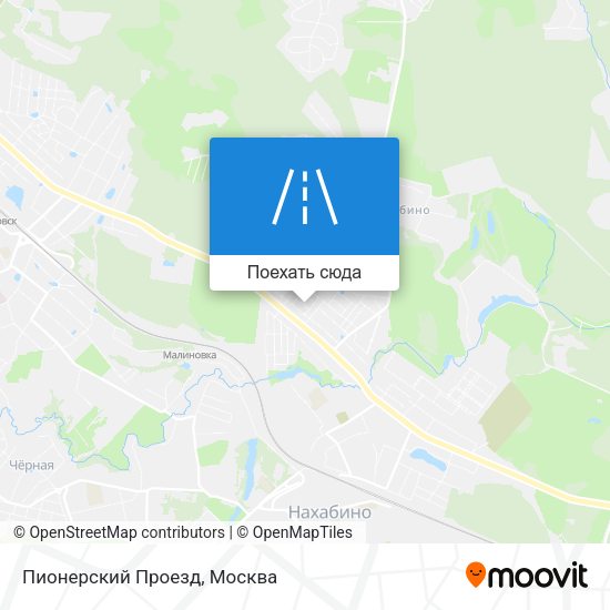 Карта Пионерский Проезд