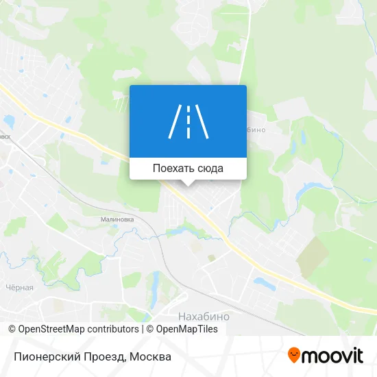 Карта Пионерский Проезд