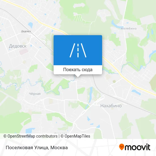 Карта Поселковая Улица
