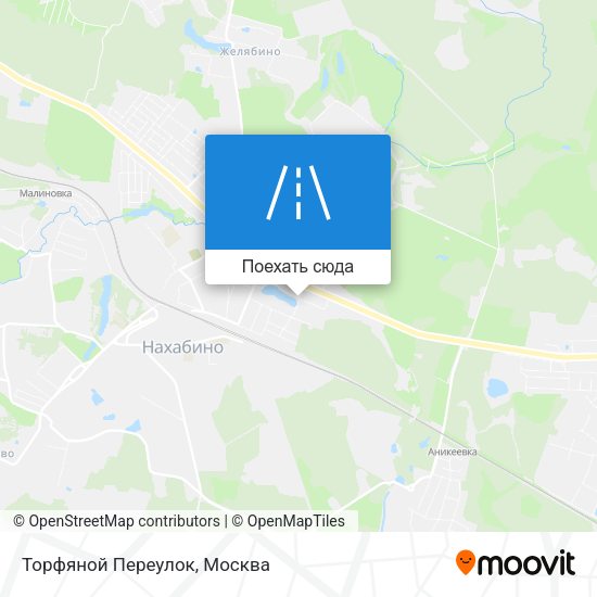 Карта Торфяной Переулок