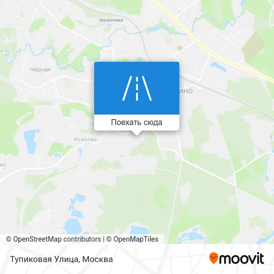Карта Тупиковая Улица