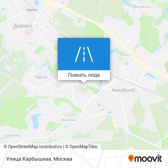Карта Улица Карбышева