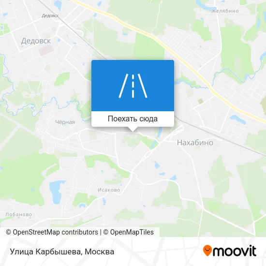 Карта Улица Карбышева