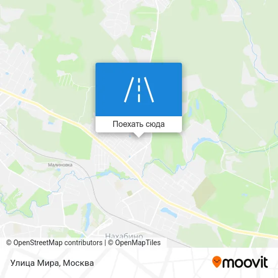 Карта Улица Мира