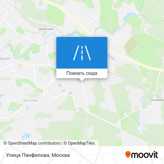 Карта Улица Панфилова