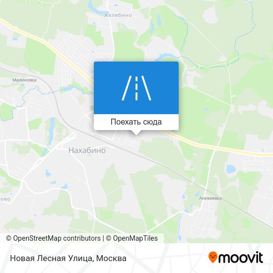 Карта Новая Лесная Улица