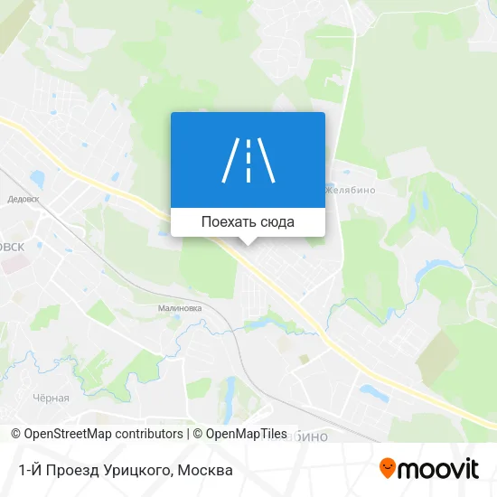 Карта 1-Й Проезд Урицкого