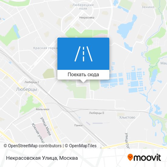 Карта Некрасовская Улица