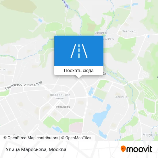 Карта Улица Маресьева