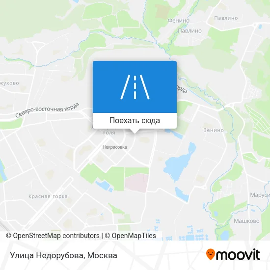 Карта Улица Недорубова