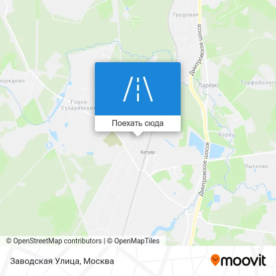 Карта Заводская Улица